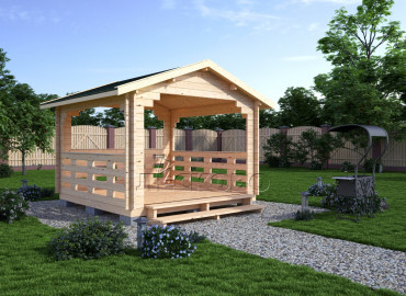 Изображение Дачная беседка "БС" 3.5×3.5