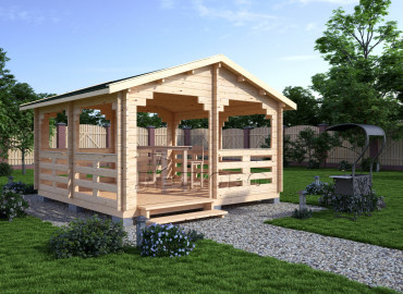 Изображение Дачная беседка "БС" 4×5