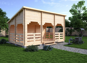 Изображение Беседка- веранда "В" 4×6